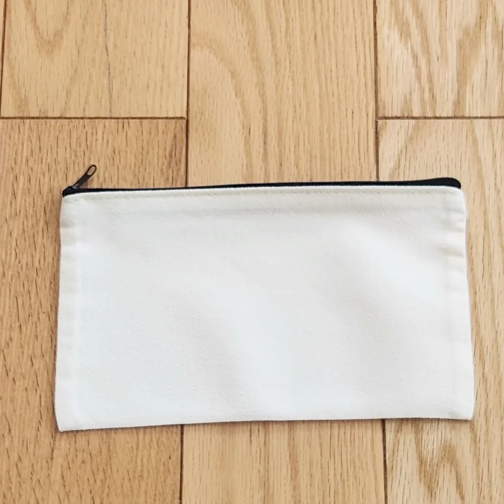 Initial G Floral Letter Organizing Zippered Pouch Or A Makeup Pouch
